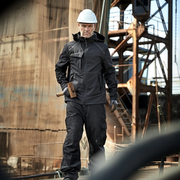 ELKA-Workwear, Softshelljacke, WORKING XTREME, schwarz