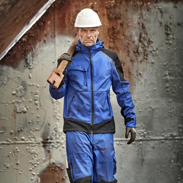 ELKA-Workwear, Softshelljacke, WORKING XTREME, royalblau/schwarz