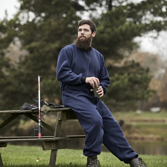 ELKA-Workwear, Overall, Faserpelz, FIBER, marine