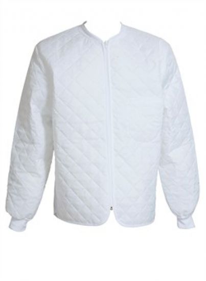 ELKA-Workwear, Klte-Schutz, Thermo-Arbeits-Jacke, mit Reissverschluss, wei