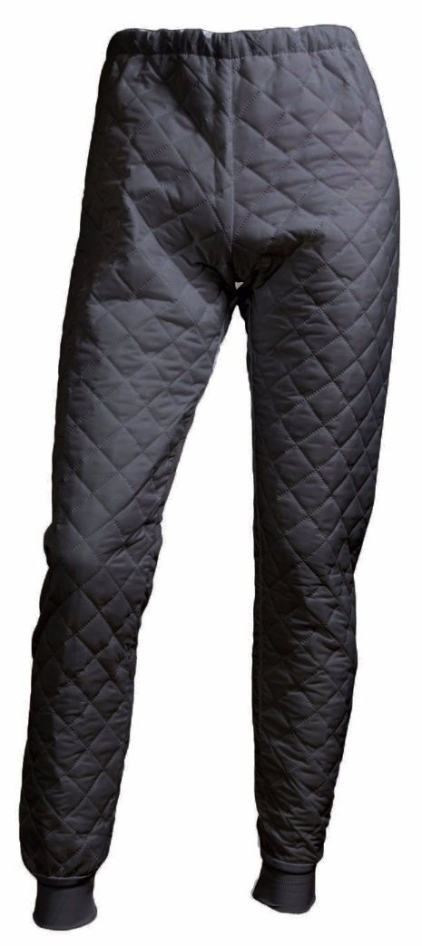 ELKA-Workwear, Kälte-Schutz, Damen-Thermo-Arbeits-Bund-Hose, Thermo und Faserpelz, 200g/m², schwarz