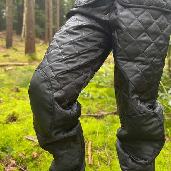 ELKA-Kinder-Thermohose, schwarz