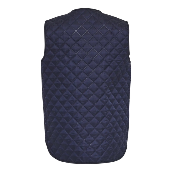 ELKA-Workwear, Kälte-Schutz, Thermo-Arbeits-Weste, Thermo und Faserpelz, mit Reissverschluss, marine