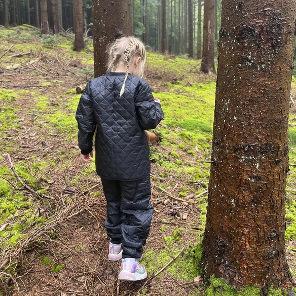 ELKA-Kinder-Thermojacke, schwarz