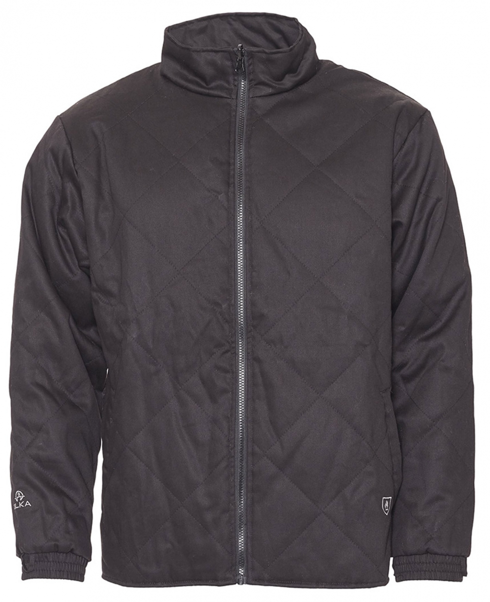 ELKA-Workwear, Kälte-Schutz, Thermo-ZIPP-IN-Arbeits-Jacke, ANTIFLAME-ANTISTATIC, schwarz