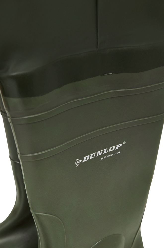 ELKA-Wathose, mit Sicherheitsstiefel, WADERS, 600g/m², oliv
