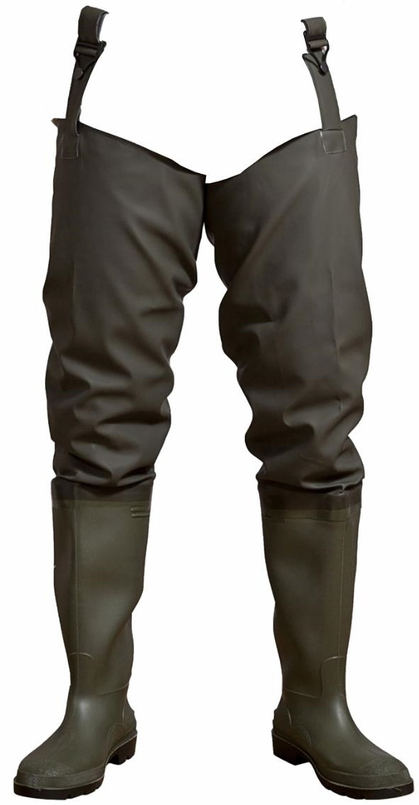 ELKA-Watstiefel, mit Sicherheitsstiefel, WADERS, 600g/m², oliv