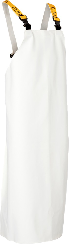 ELKA-Workwear, PVC Schürze, mit Träger, FISHING, 600g/m², weiss