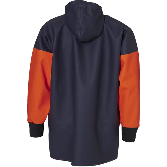 ELKA-Schlupfjacke mit Neoprenmanschette, Fishing Xtreme, warnorange/marine