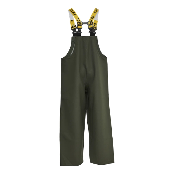 ELKA-Workwear, Rainwear-Wetter-Schutz, Regen-Latzhose, Fishing Xtreme mit Kniepolster, oliv
