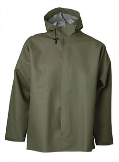ELKA-Workwear, Rainwear-Wetter-Schutz, Regen-Jacke, Fishing Xtreme mit Druckknpfe, oliv