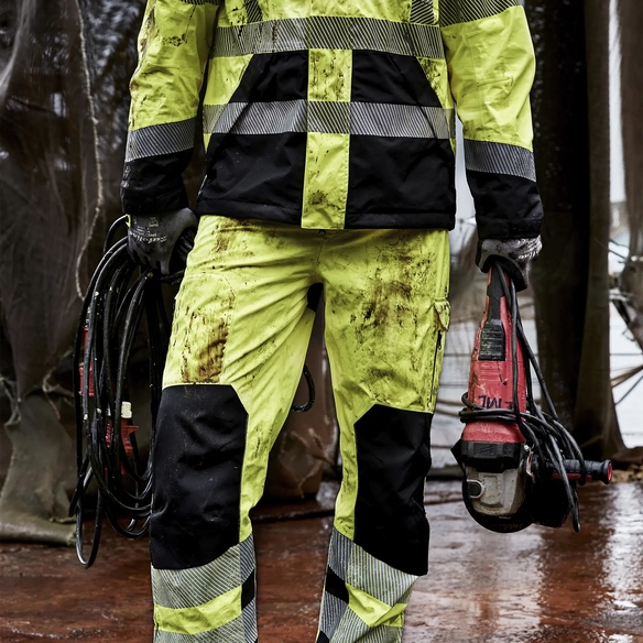 ELKA-Warnschutz, Bundhose VISIBLE-XTREME, warngelb/schwarz