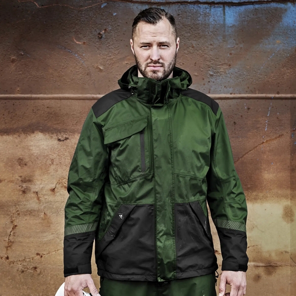 ELKA-Workwear, Stretch-Jacke, Working Xtreme, grün/schwarz
