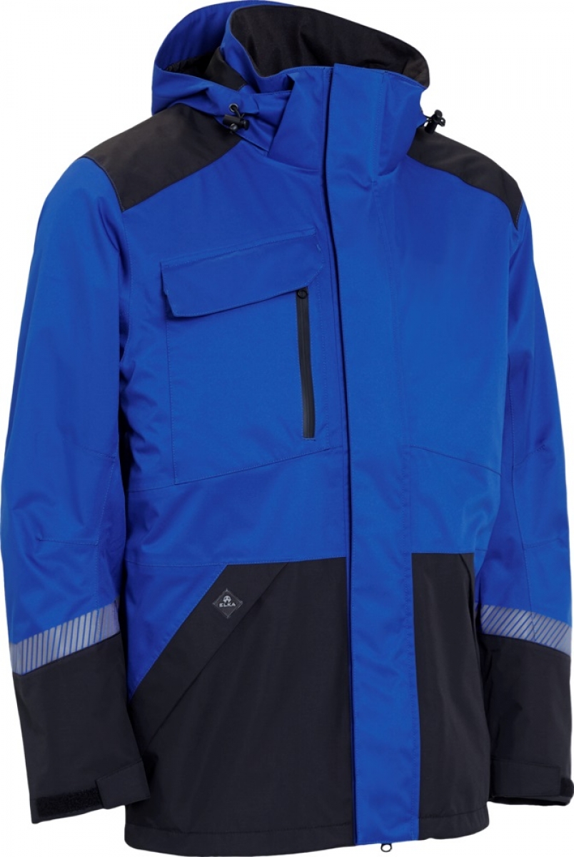 ELKA-Workwear, Stretch-Jacke, Working Xtreme, royalblau/schwarz