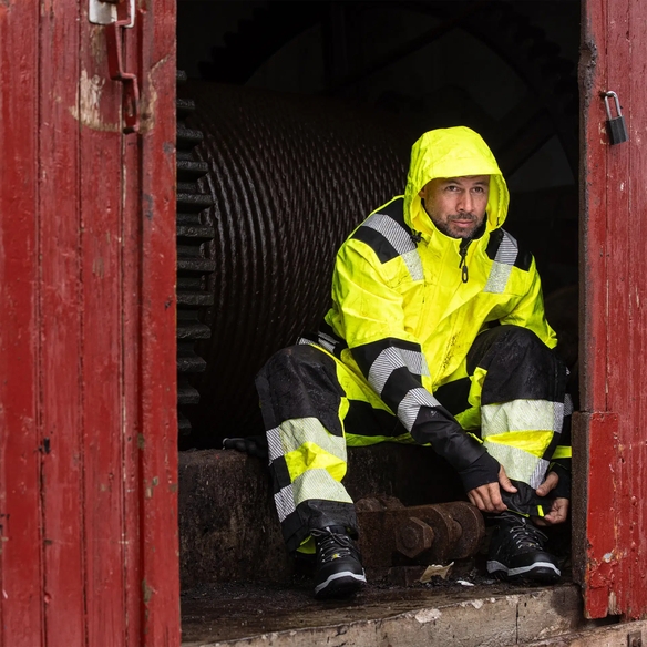ELKA-Jacke, Visible Xtreme, recycelt, warngelb/schwarz