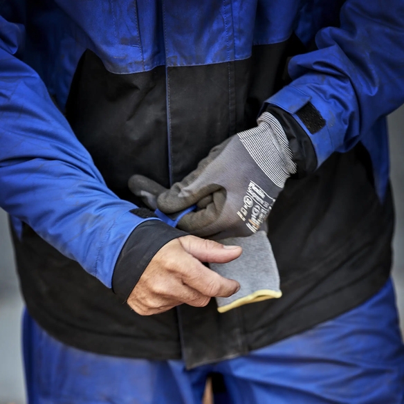ELKA-Workwear, Stretch-Winterjacke, Working Xtreme, royalblau/schwarz