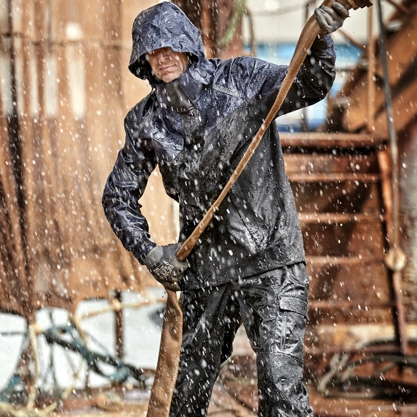 ELKA-Workwear, Stretch-Jacke, 3 Lagen, Working Xtreme, marine/schwarz