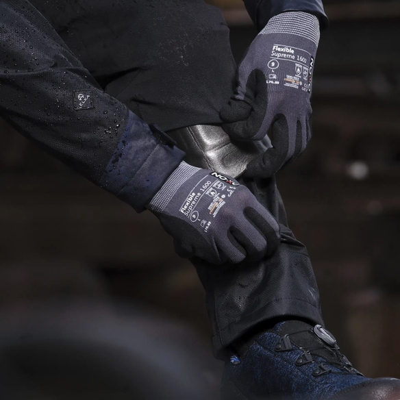 ELKA-Bundhose, Working Xtreme, recycelt, kurzes Modell, schwarz