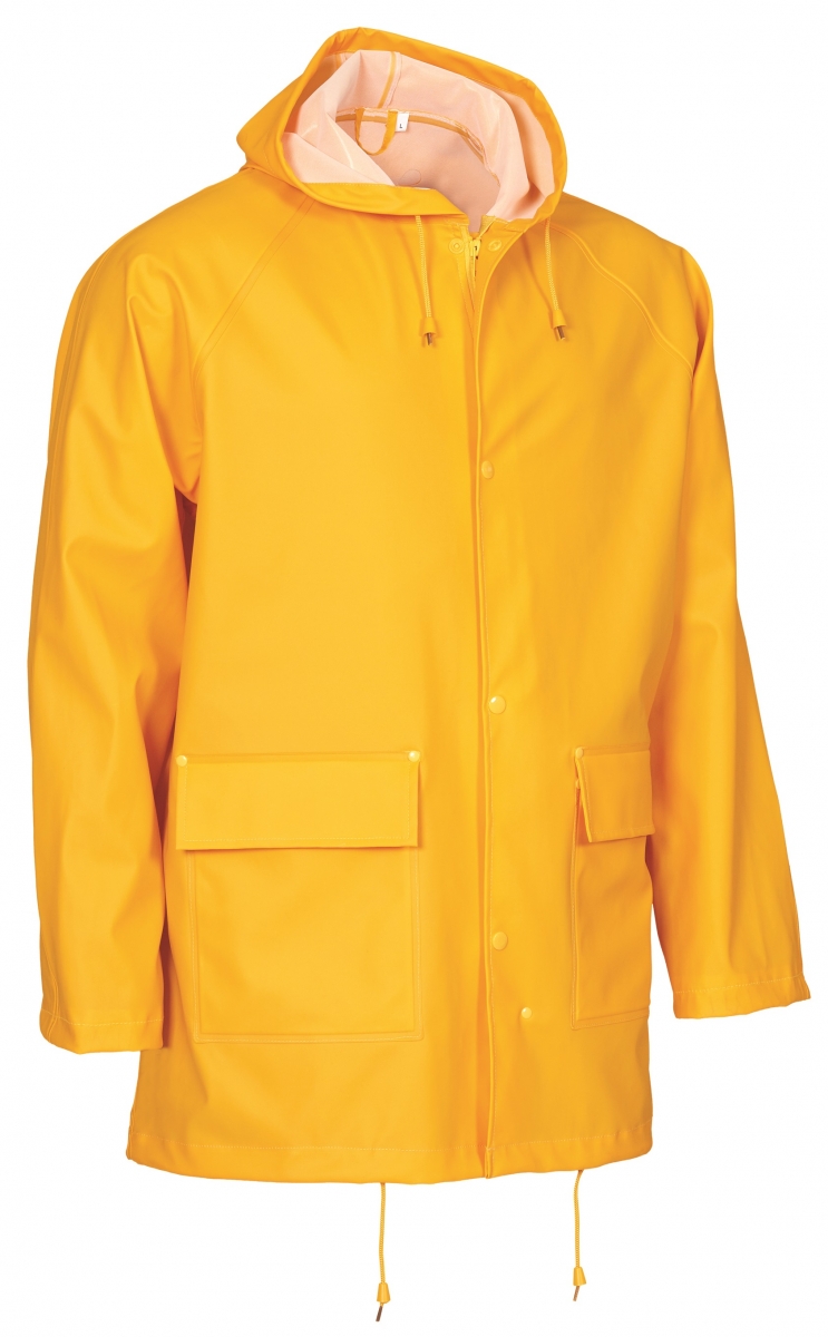 ELKA-Workwear, Rainwear-Wetter-Schutz, Regen-Jacke, OUTDOOR, 310g/m, gelb