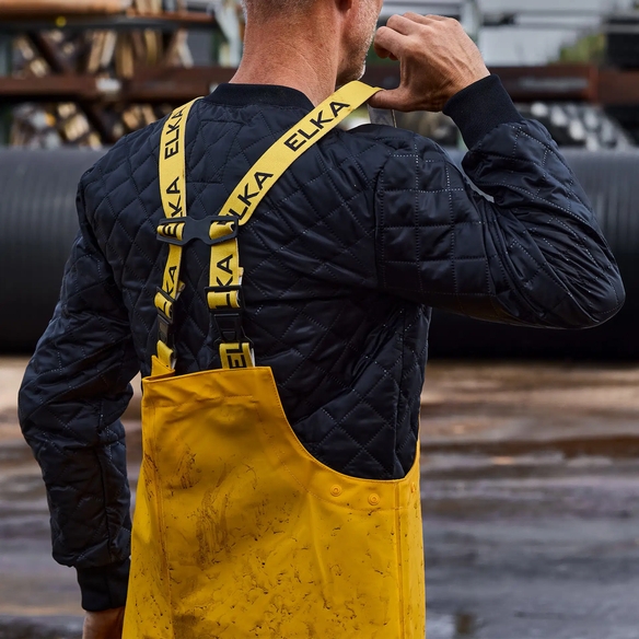 ELKA-Workwear, Latzhose, ELEMENTS, gelb