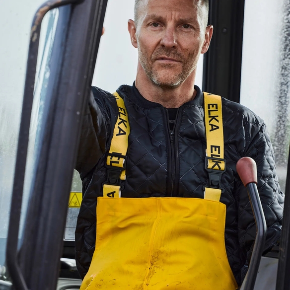 ELKA-Workwear, Latzhose, ELEMENTS, gelb