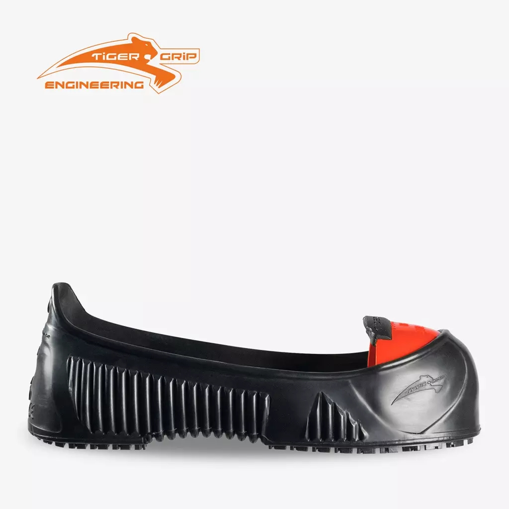 TIGERGRIP-Rutschfester Überschuh mit Sicherheitskappe, TOTAL PROTECT PLUS, black