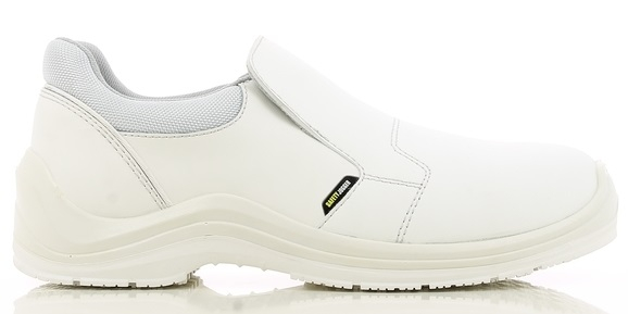 SAFETY JOGGER-Footwear, S3-Arbeits-Berufs-Sicherheits-Slipper, GUSTO81, weiß
