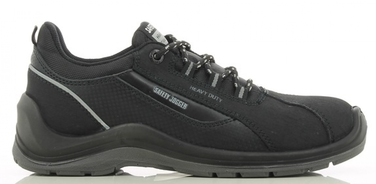 SAFETY JOGGER-Footwear, S1P-Arbeits-Berufs-Sicherheits-Schuhe, Halbschuhe, ADVANCE, schwarz