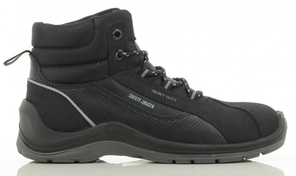 SAFETY JOGGER-Footwear, S1P-Arbeits-Berufs-Sicherheits-Schuhe, hoch, ELEVATE, schwarz