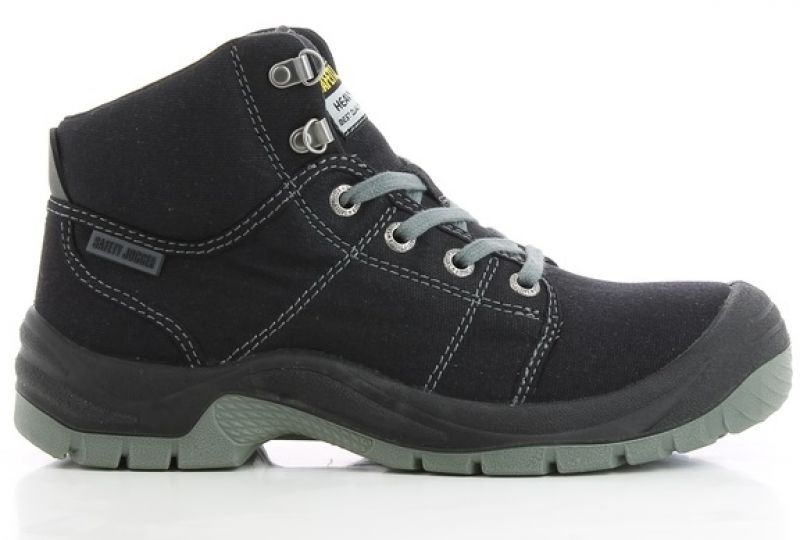 SAFETY JOGGER-Footwear, S1P-Arbeits-Berufs-Sicherheits-Schuhe, hoch, Desert-117, schwarz