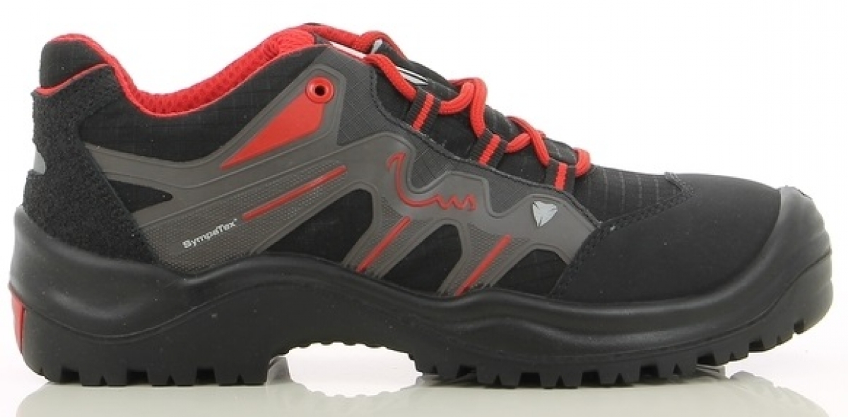 SAFETY JOGGER-Footwear, S3-Arbeits-Berufs-Sicherheits-Schuhe, Halbschuhe, SX310, schwarz/rot