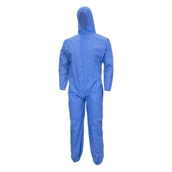 NITRAS POLYSAFE BASIC II, Einweg-Overall, Schutzanzug, Schutzoverall, blau, EN ISO 13982-1, EN 13034