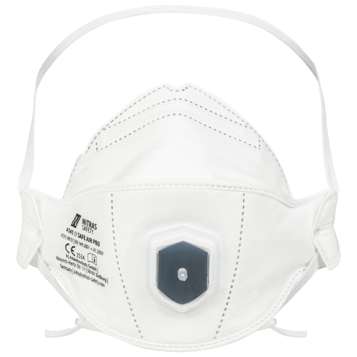 NITRAS SAFE AIR PRO, Atemschutzmaske, weiß, EN 149, Box à 15 Stück