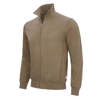 NITRAS MOTION TEX LIGHT, Sweatjacke, 70% Baumwolle / 30% Polyester, 300 g/qm