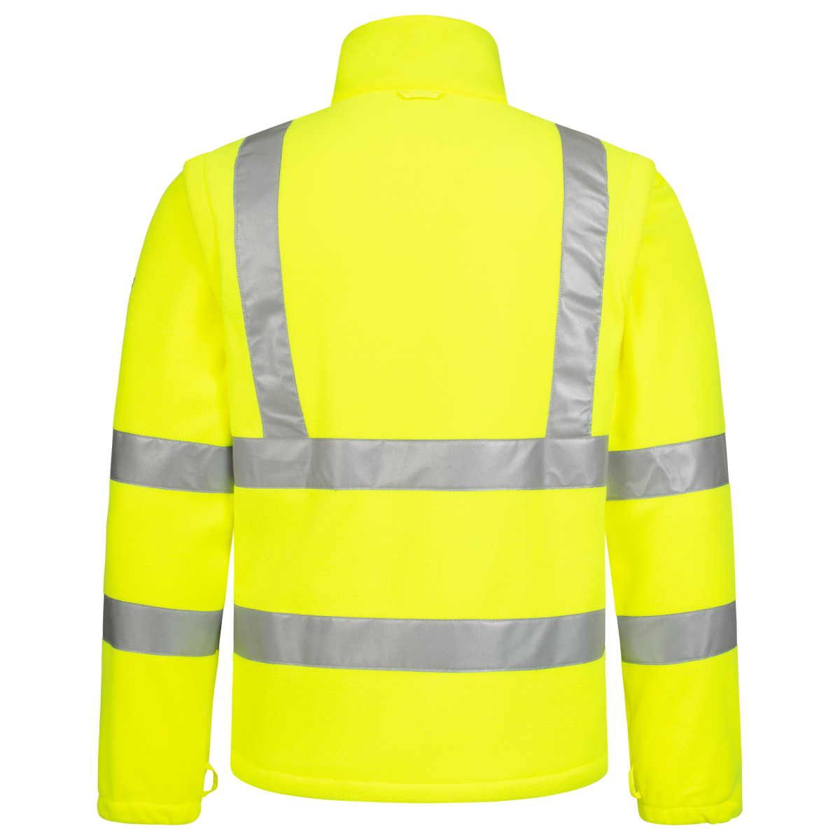 NITRAS-Warn-Fleecejacke MOTION TEX VIZ, neongelb