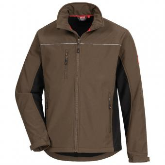 NITRAS MOTION TEX LIGHT, Softshelljacke, braun / schwarz