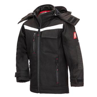 NITRAS MOTION TEX KIDS, Softshelljacke, schwarz