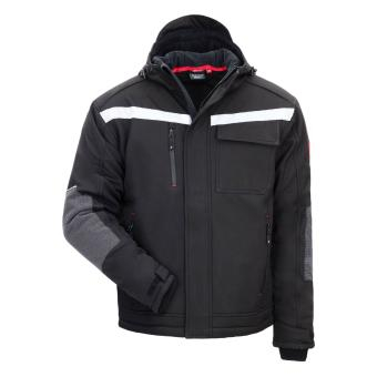 NITRAS MOTION TEX PLUS, Winter-Softshelljacke, schwarz