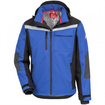 NITRAS MOTION TEX PLUS, Softshelljacke, blau / schwarz