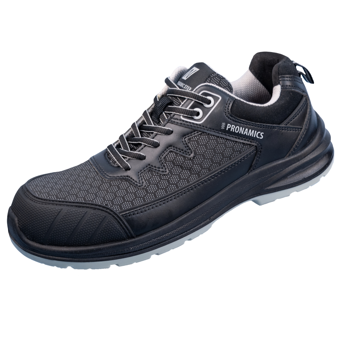 NITRAS DYNAMIC STEP, Sicherheitshalbschuhe, Schwarz / Grau