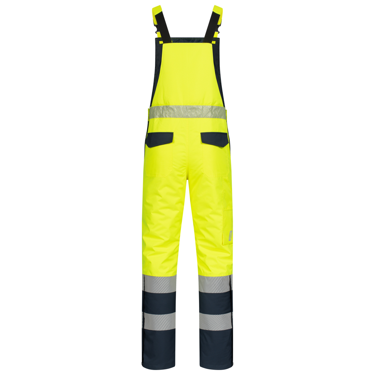 NITRAS MOTION TEX VIZ, Warn-Winterhose, neongelb / marineblau