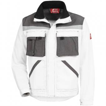 NITRAS MOTION TEX PLUS, Arbeitsjacke, weiß/grau