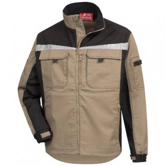 NITRAS MOTION TEX PRO FX, Arbeitsjacke, khaki/schwarz