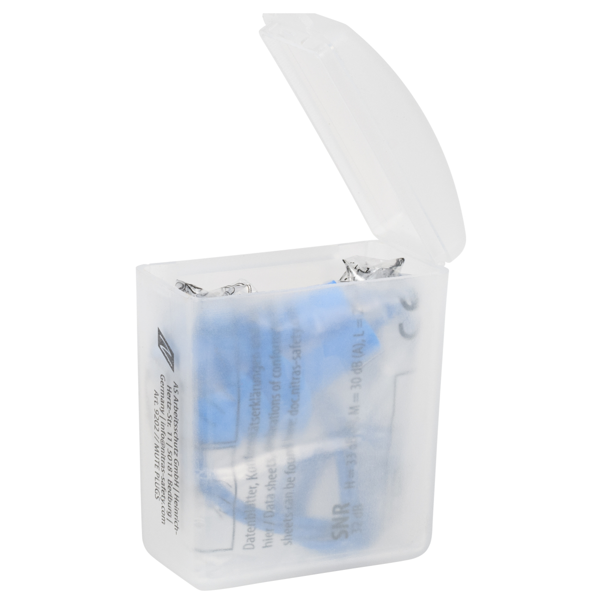NITRAS MUTE PLUGS, Gehörschutzstöpsel, blau