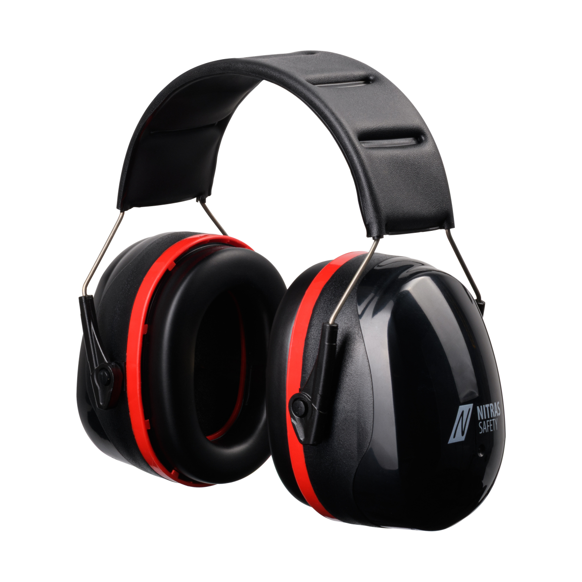 NITRAS MUTE DEFENDER PRO, Kapselgehörschutz, schwarz / rot