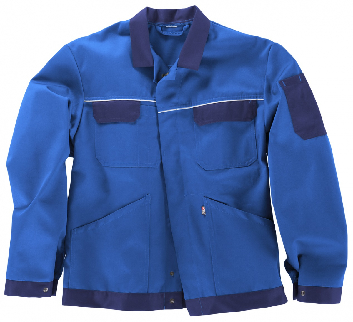 BEB-Workwear, Arbeitsjacke, Herren-Arbeits-Berufs-Bund-Jacke, Classic, kornblau/schwarz