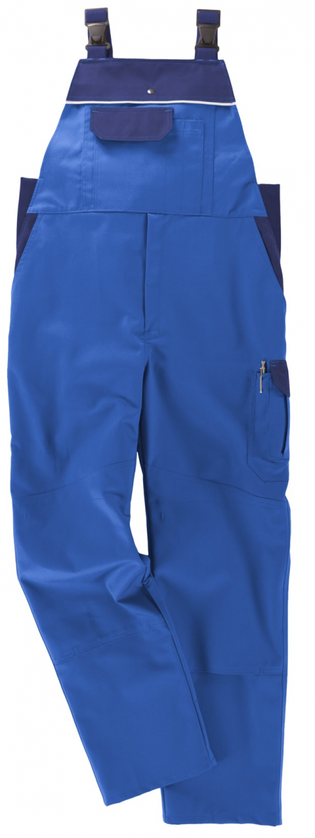 BEB-Workwear, Arbeits-Latzhose, Herren-Arbeits-Berufs-Latz-Hose, Classic, kornblau/marine