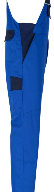 BEB-Workwear, Arbeits-Latzhose, Herren-Arbeits-Berufs-Latz-Hose, Classic, kornblau/marine