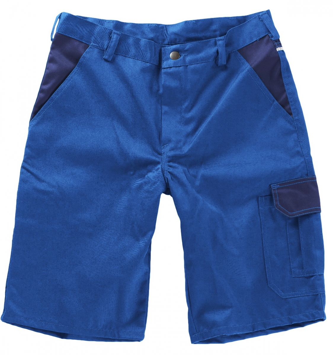 BEB-Workwear, Herren-Arbeits-Berufs-Shorts, Classic, kornblau/schwarz