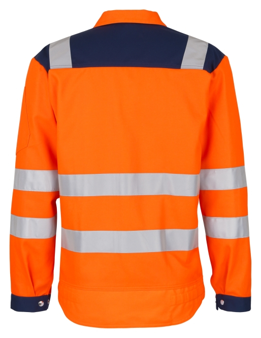 BEB-Warnschutz, Warn-Jacke mit Reflexstreifen silber 3M9910 warnorange